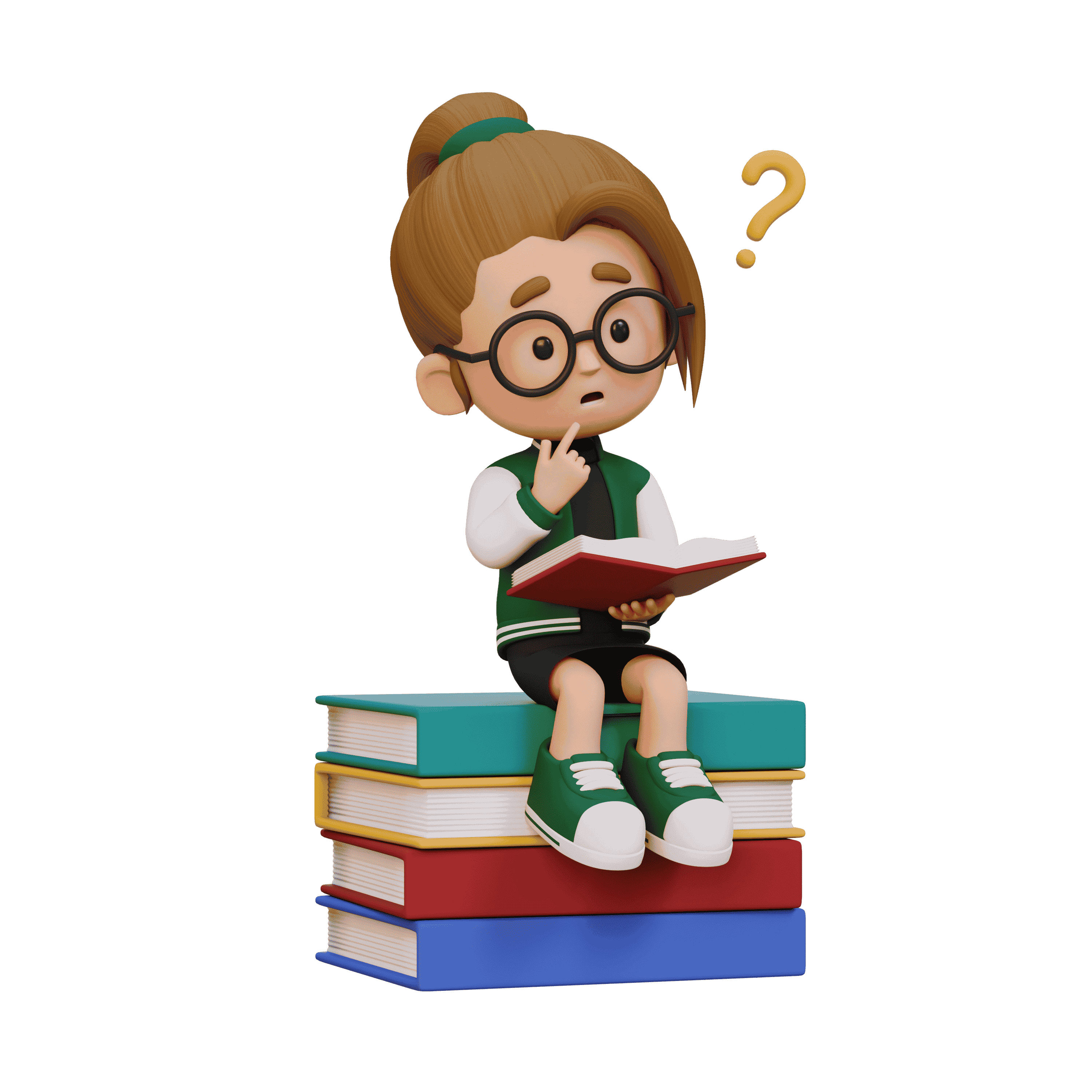 Student thinking about career